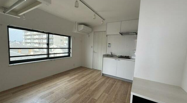 キッチン　便利な2口コンロのシステムキッチン