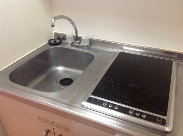 キッチン　電気コンロ　2口