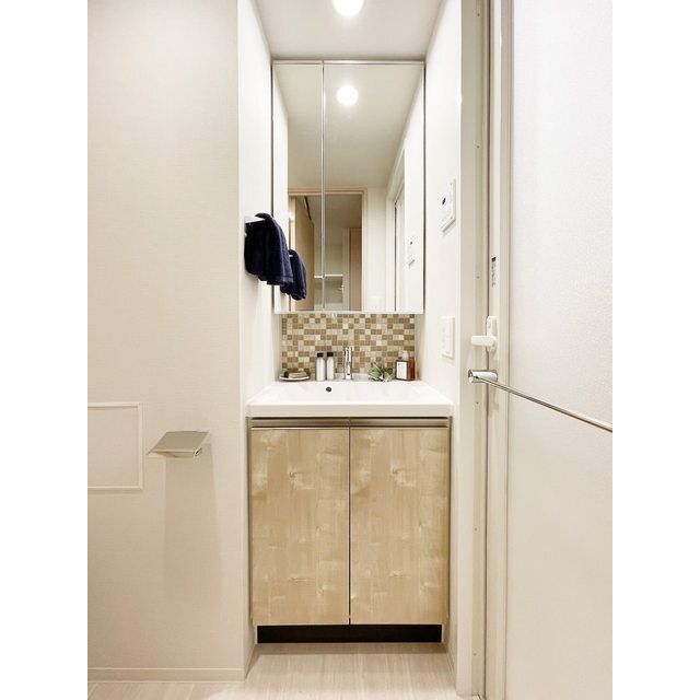 洗面設備　家具・家電の備え付けはありません