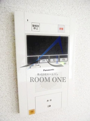 セキュリティ　モニター付きインターホンです。