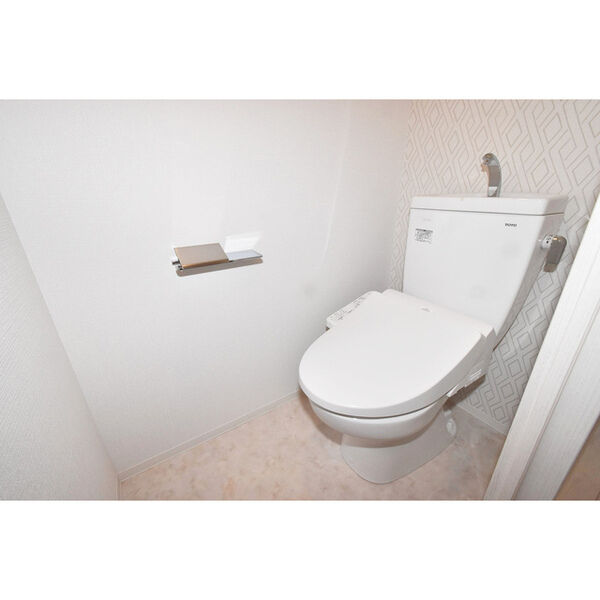 トイレ　ゆったりとした空間のトイレです