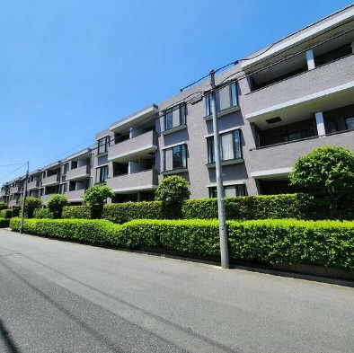 建物外観　鉄筋コンクリート造のがっちりとした建物。