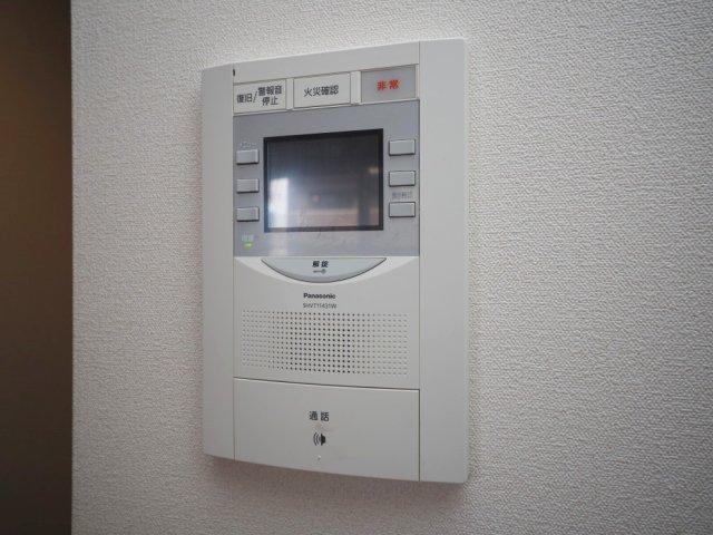 セキュリティ　モニター付きインターホンです