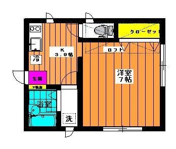 むつみ橋アベニューの間取り写真