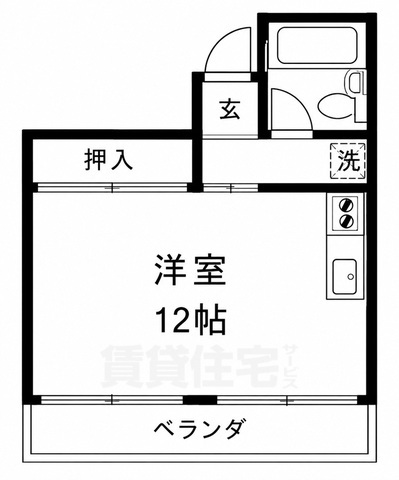 アイビープレイス嵐山の間取り写真