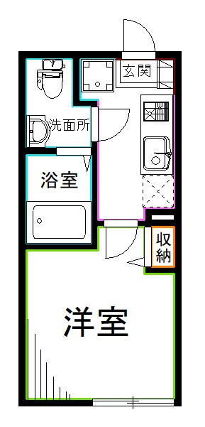 西武新宿線 上井草駅 徒歩5分 3階建 築4年の間取り写真