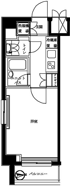 ルーブル白金高輪弐番館の間取り写真