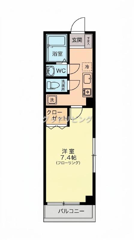 Picchio御徒町の間取り写真