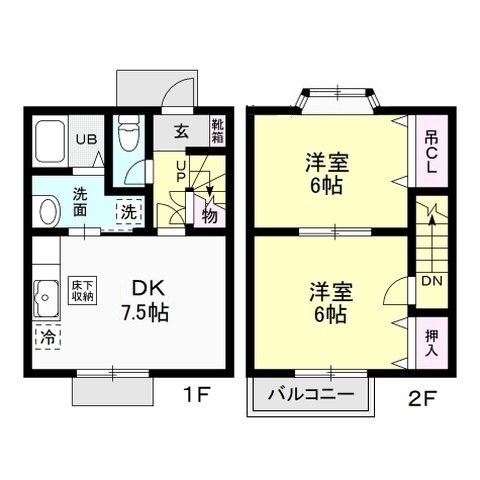 GRANDEUR YAMAHISA Aの間取り写真