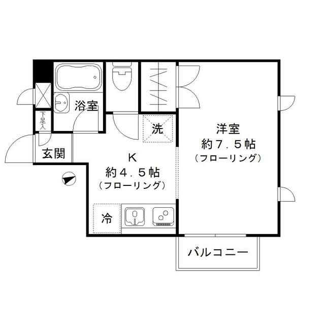 ジュネス若林の間取り写真