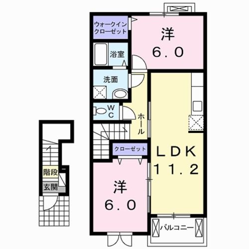 カルム ONO 壱番館の間取り写真