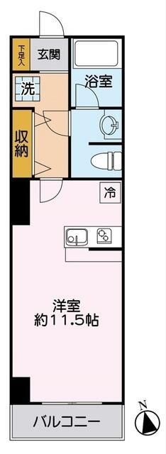 西武池袋線 大泉学園駅 徒歩3分 8階建 築19年の間取り写真