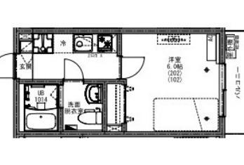 KEIAI RESIDENCE 梅島の間取り写真