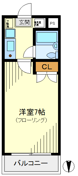 パールすぎたの間取り写真
