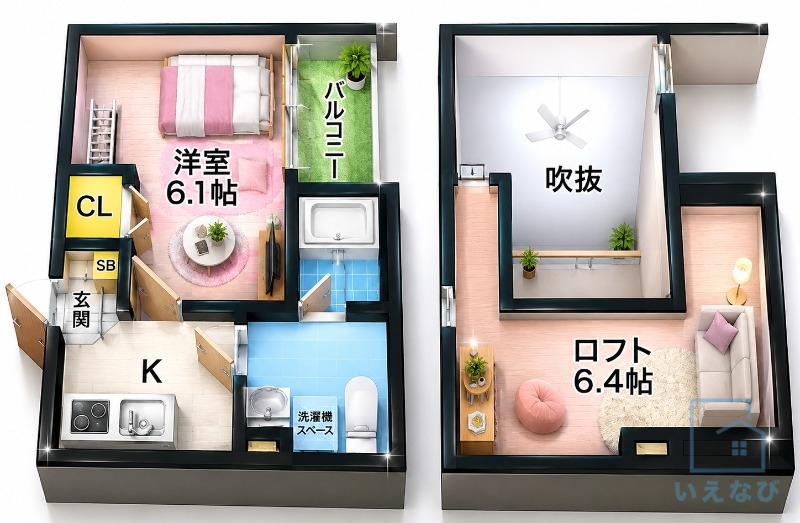 地下鉄千日前線 南巽駅 徒歩5分 2階建 築10年の間取り写真