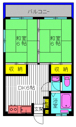 ロイヤルハイツの間取り