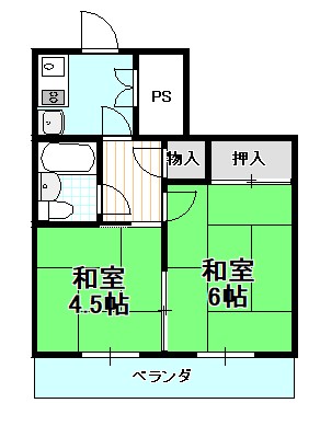 【JPアパートメント泉佐野の間取り】