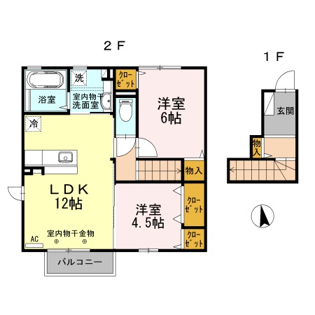 オリーブハウスTKNの間取り