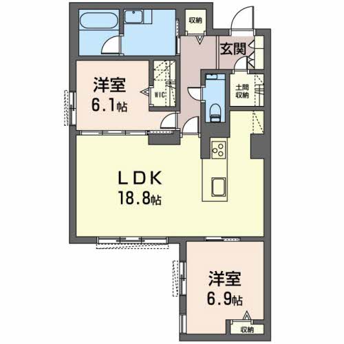 シャーメゾン住吉の間取り