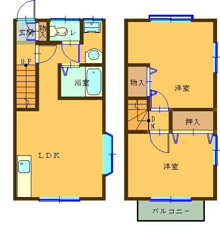 メゾンアビエスの間取り