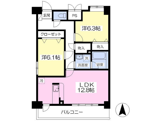 ル・クラージュの間取り