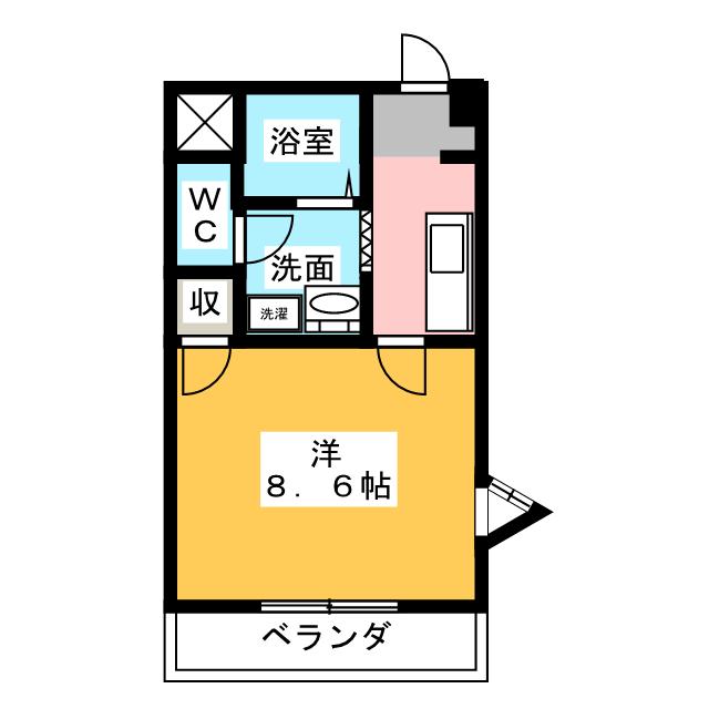 アネックスＩＳＨＩＤＡの間取り