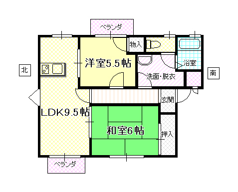 アムールエムの間取り