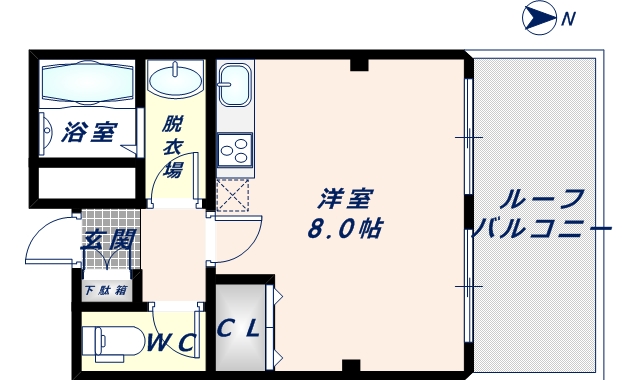 エムズコートの間取り