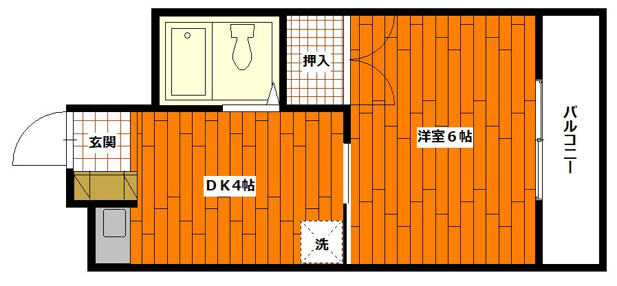 コーポ木村の間取り