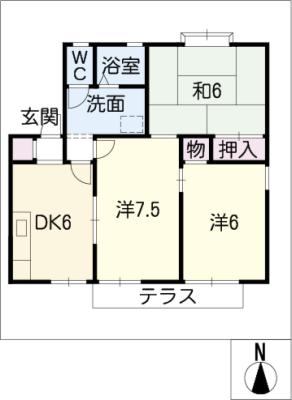 グリーンパーク浪ノ上の間取り