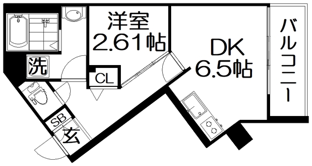 FLAT HOSHIDAの間取り