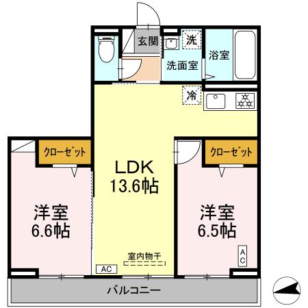 ヴェルジェの間取り