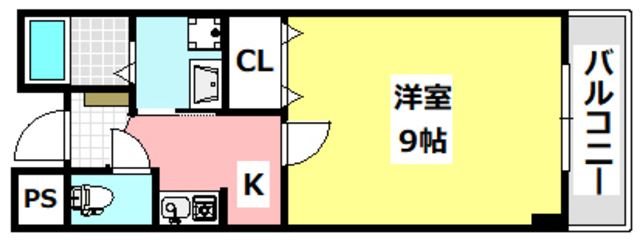 ヴェルドミールAOの間取り