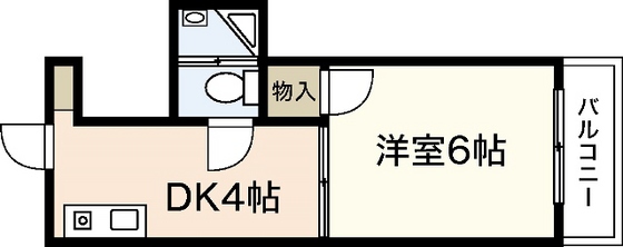 広島市安佐南区上安のマンションの間取り