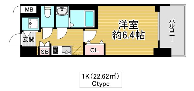 スプランディッド高井田の間取り