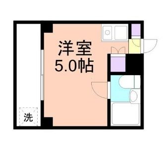 和歌山市伝法橋南ノ丁のマンションの間取り