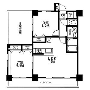 北区滝野川のマンションの間取り