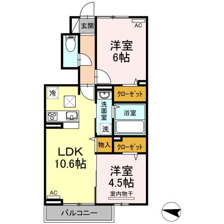 グレイスIIの間取り