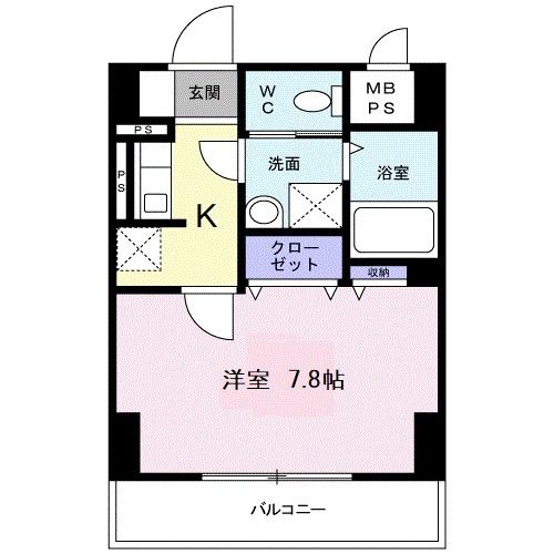 さいたま市北区宮原町のマンションの間取り