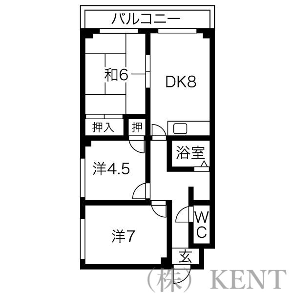 パレ宮の森の間取り