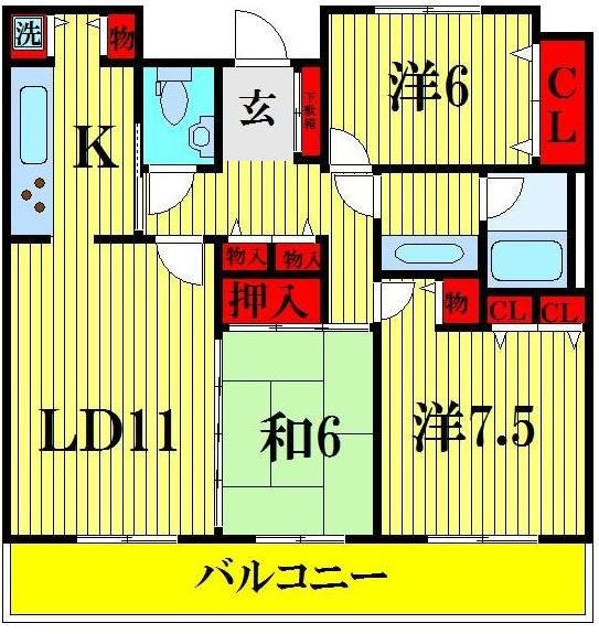 リバーサイド隅田セントラルタワーの間取り