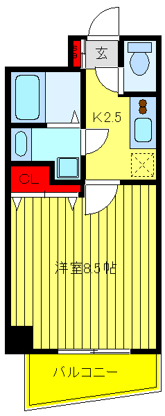 川口市本町のマンションの間取り