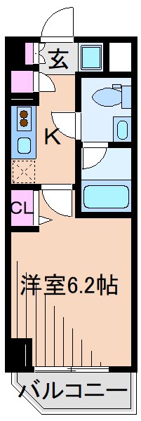 クラリッサ大倉山の間取り