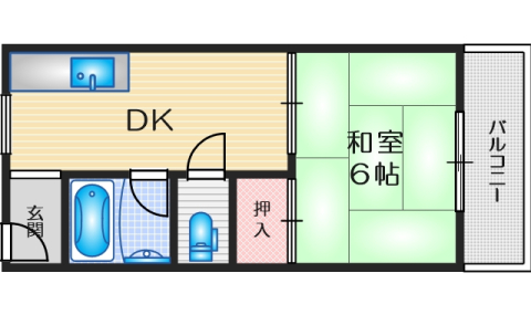 正雀プラザの間取り