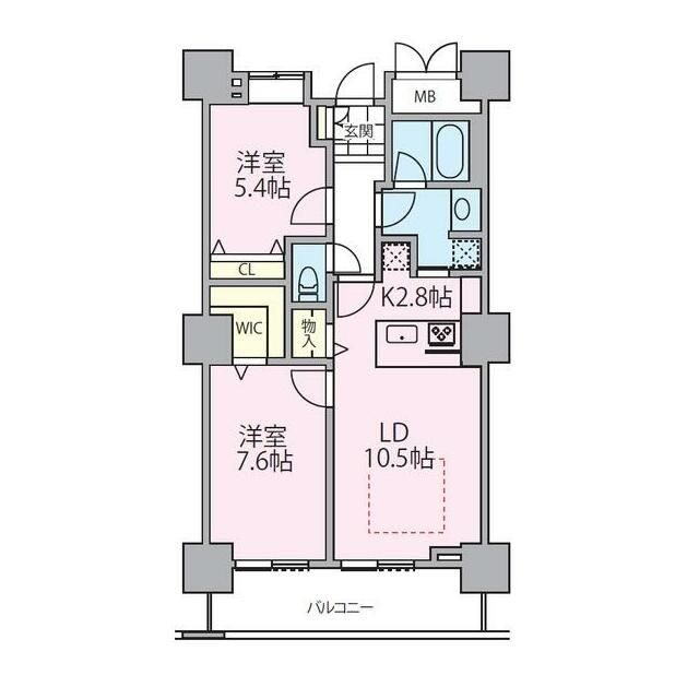 荒川区南千住のマンションの間取り