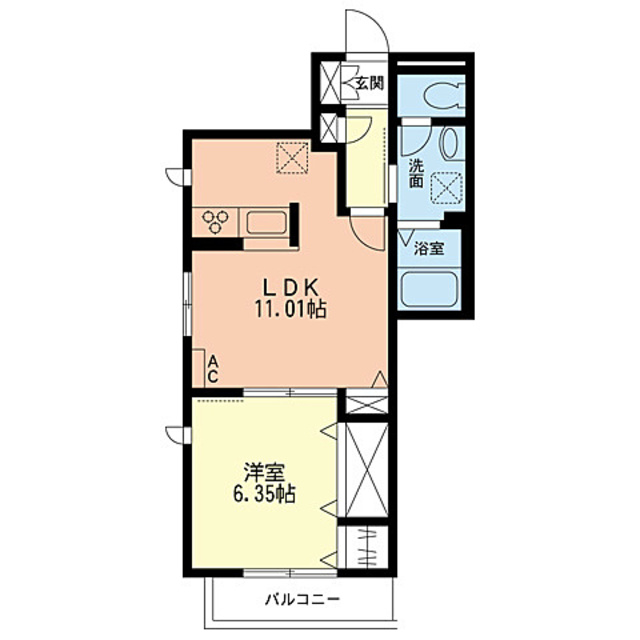 カサグランデ新川崎の間取り