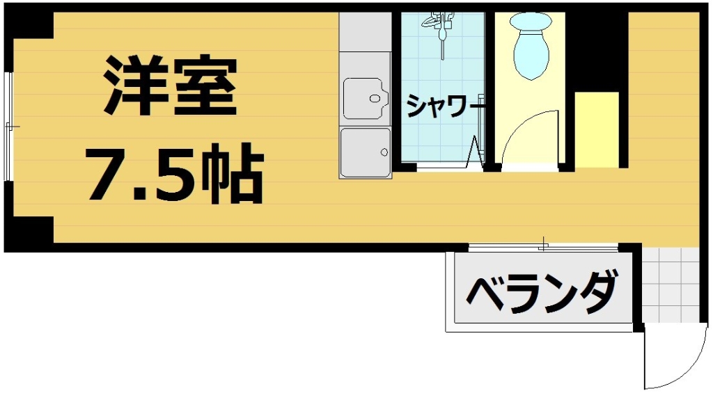 サイト烏丸三条町の間取り