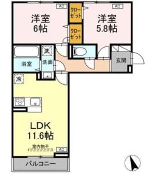 カサヴェールの間取り