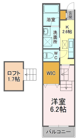 Esplanade吉野町の間取り