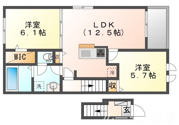 ハイツ和の間取り